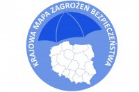 logo KMZB parasol nad mapą kraju